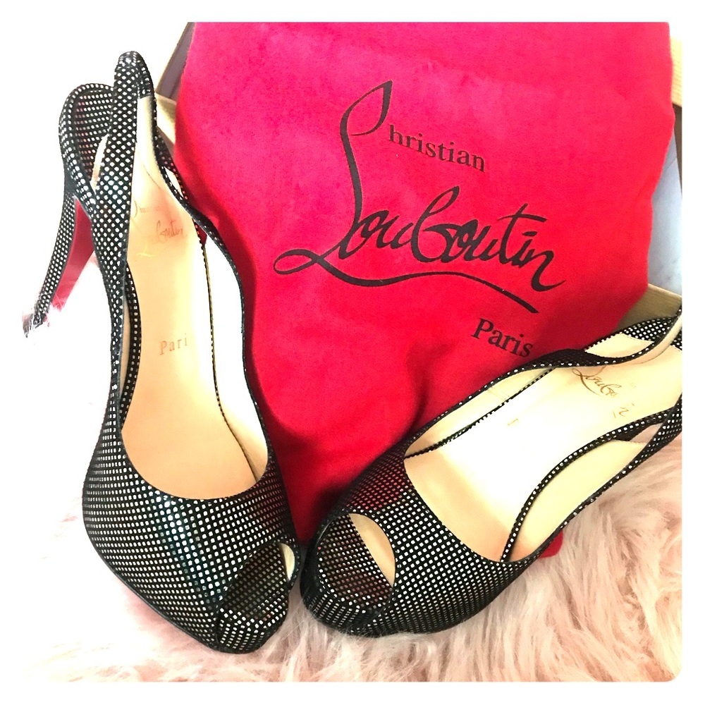 Christian Louboutin No Prive 120 peeptoe pumps